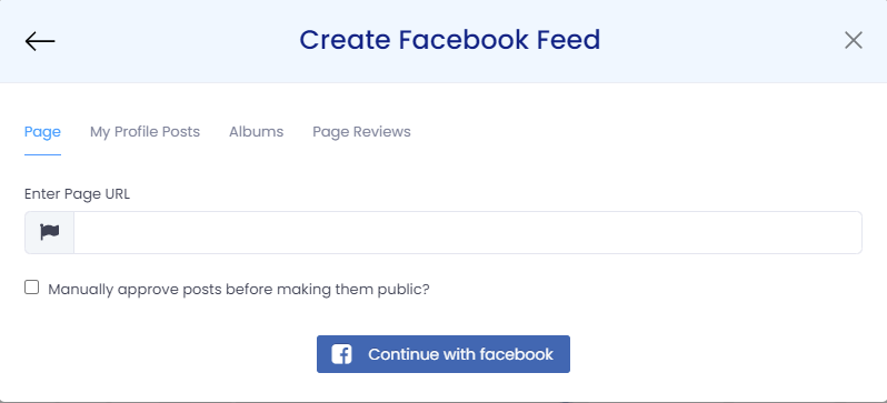 embed facebook widget feeds on website