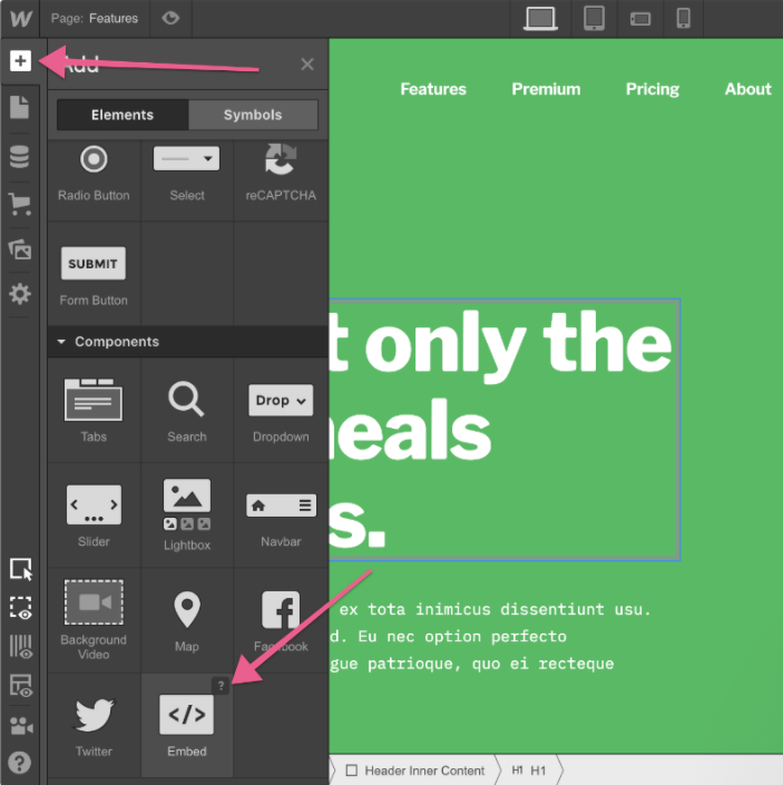 Rss feed on webflow