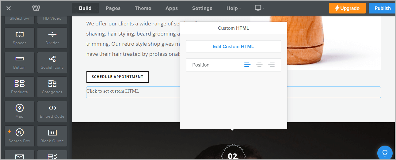 add LinkedIn Feeds on Weebly