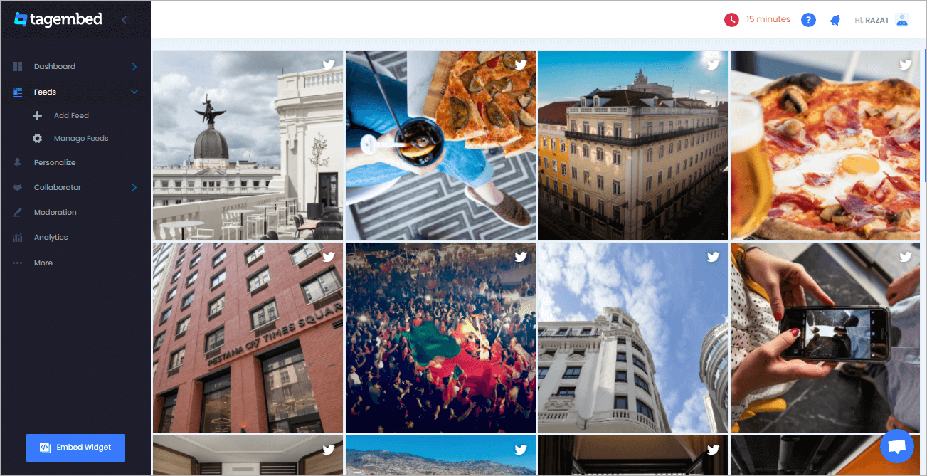 Embed Twitter Widget on HTML