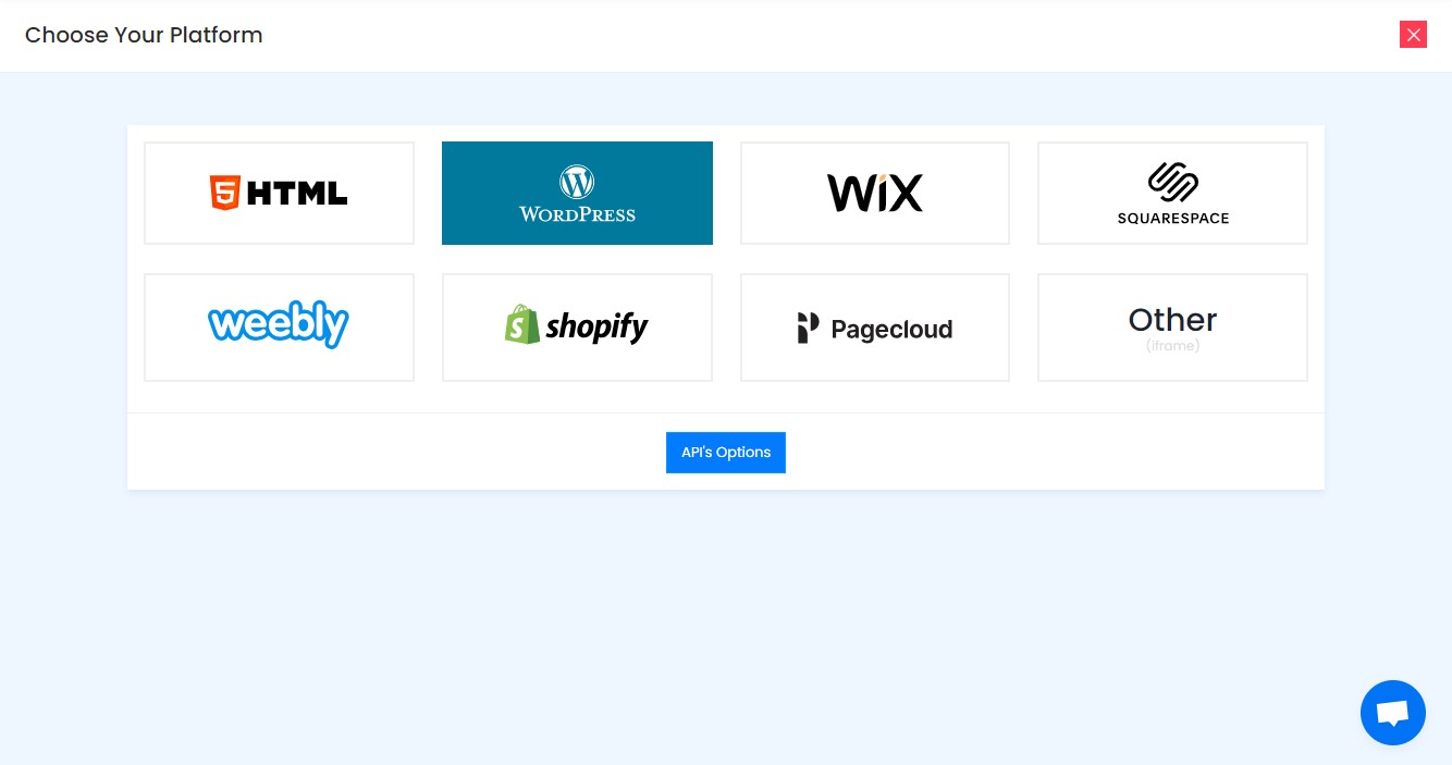 WordPress platform