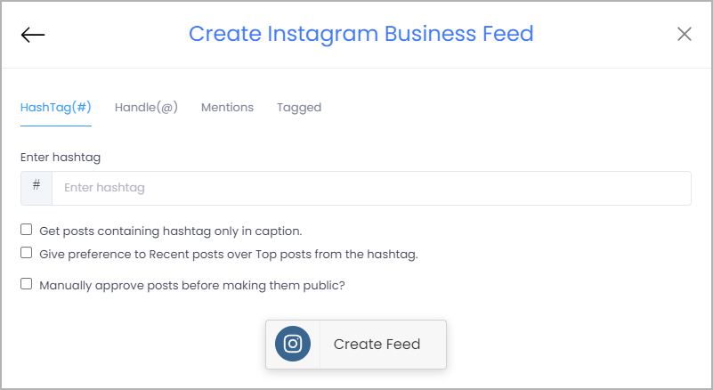 Add Instagram Feeds