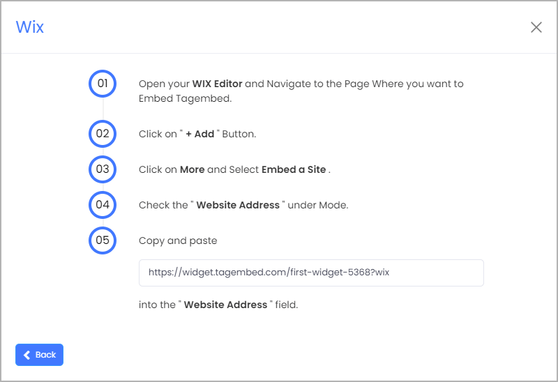 Add Tumblr Feeds on wix