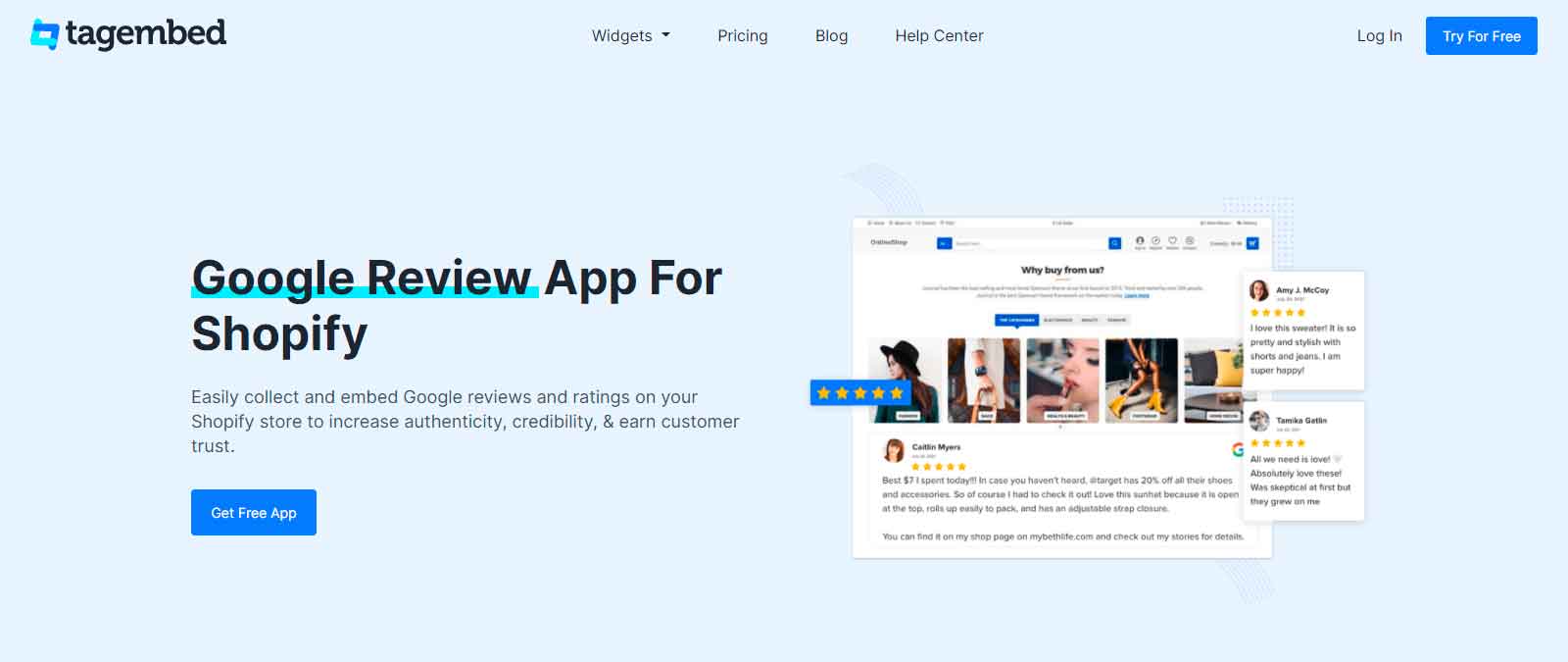 Best Google Reviews Widget Shopify App Store