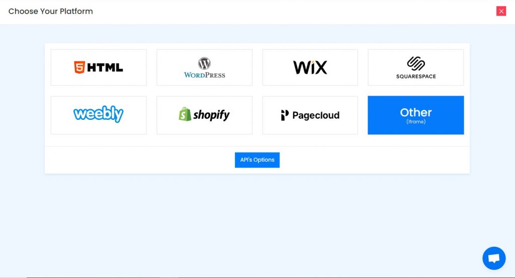 choose platform