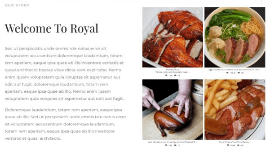 Divi website’s sidebar