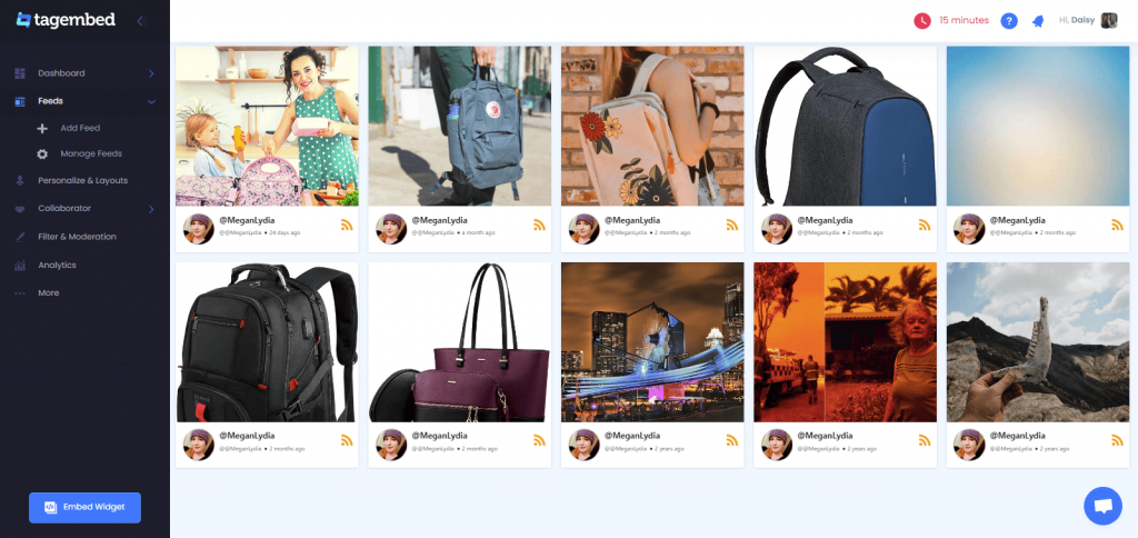 Medium Blog feed
