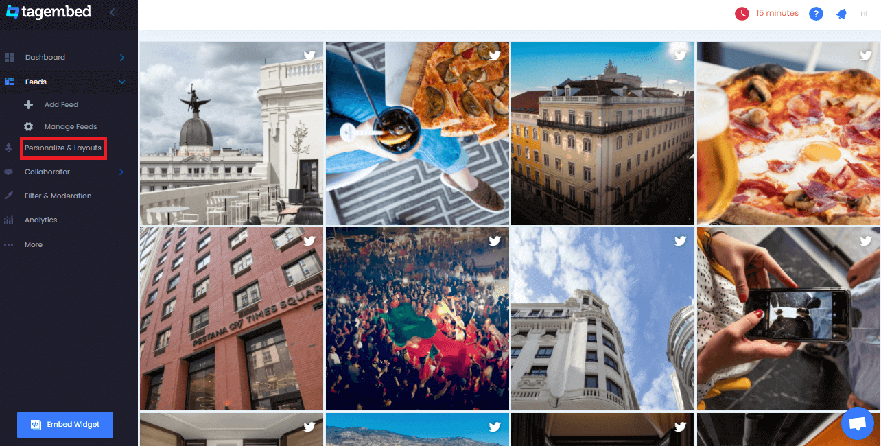 Personalize & Layouts