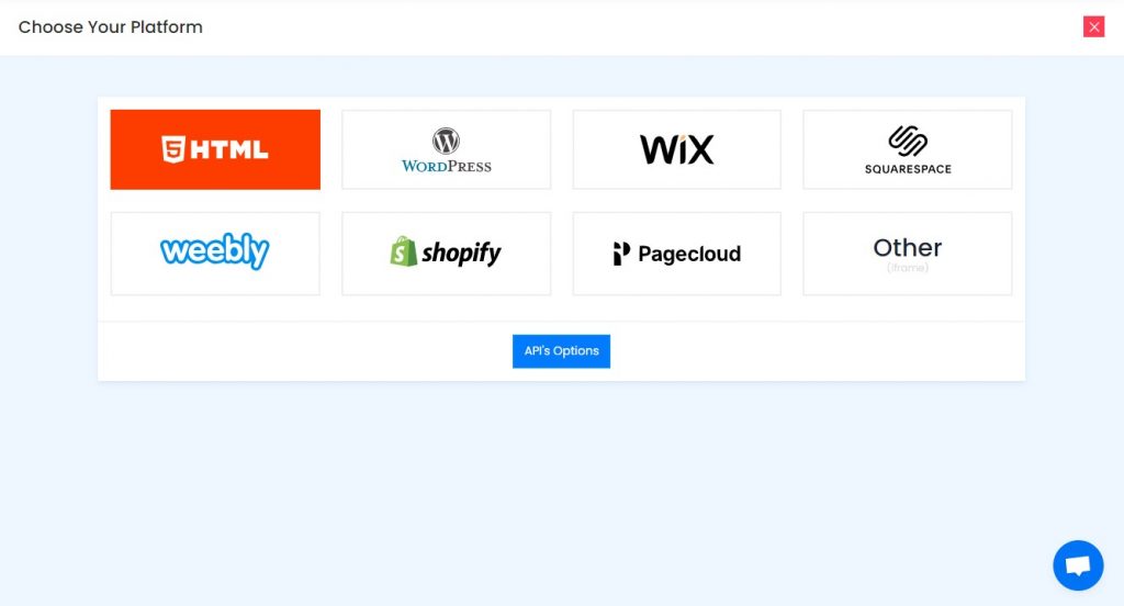 choose platform
