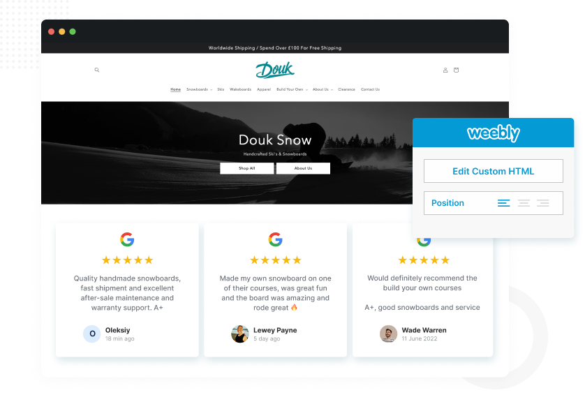 add-google-review-widget-on-weebly