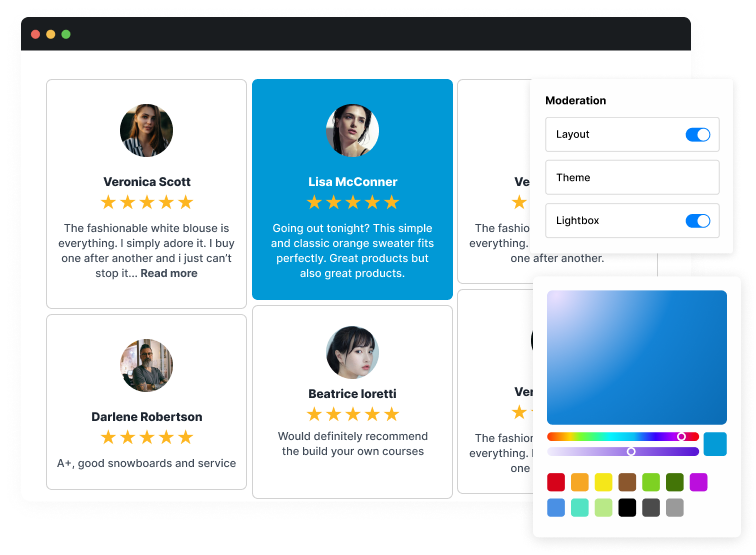 features-google-review-widget-for-weebly-website