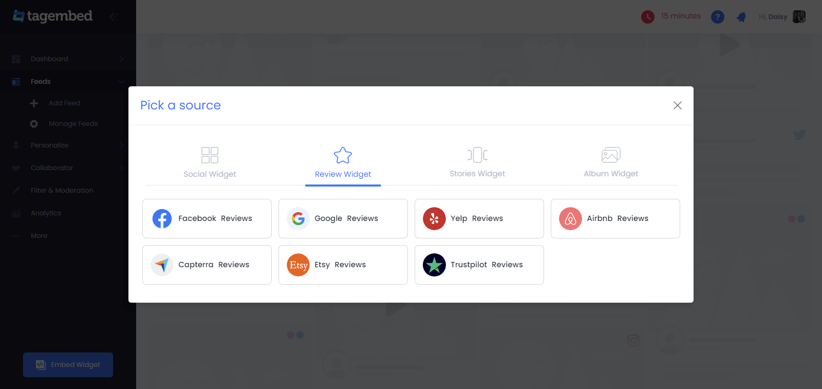 Aggregate fb Reviews
