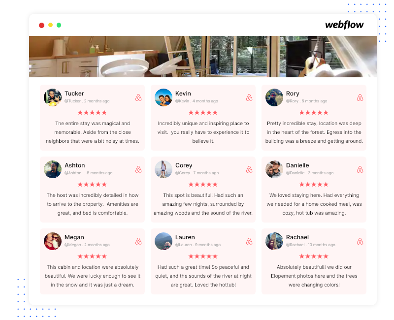 embed-airbnb-reviews-widget-on-webflow-website
