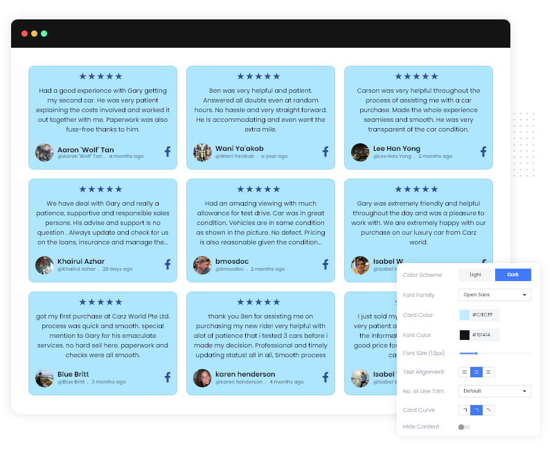 widget-de-avaliações-do-facebook-para-site-weebly