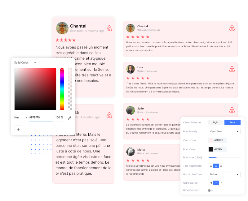 airbnb-reviews-widget-for-html-website
