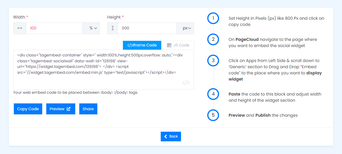 Copy Embed Code