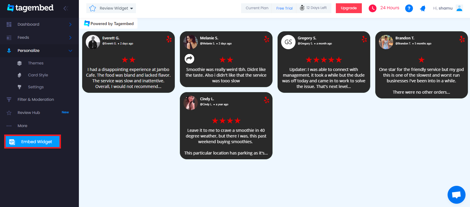 Aggregate Reviews