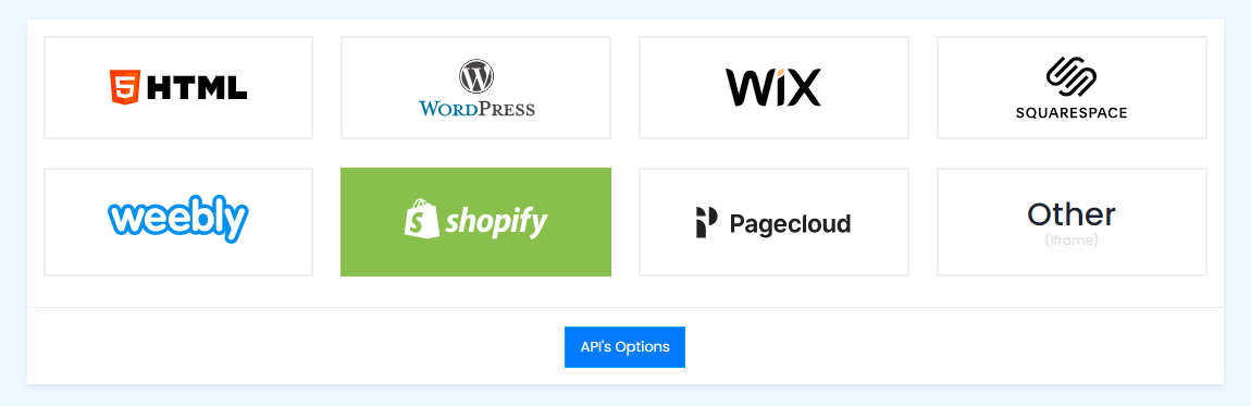 Select Shopify