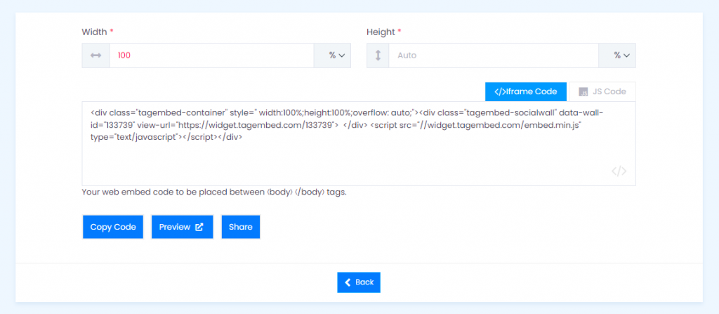HTML code