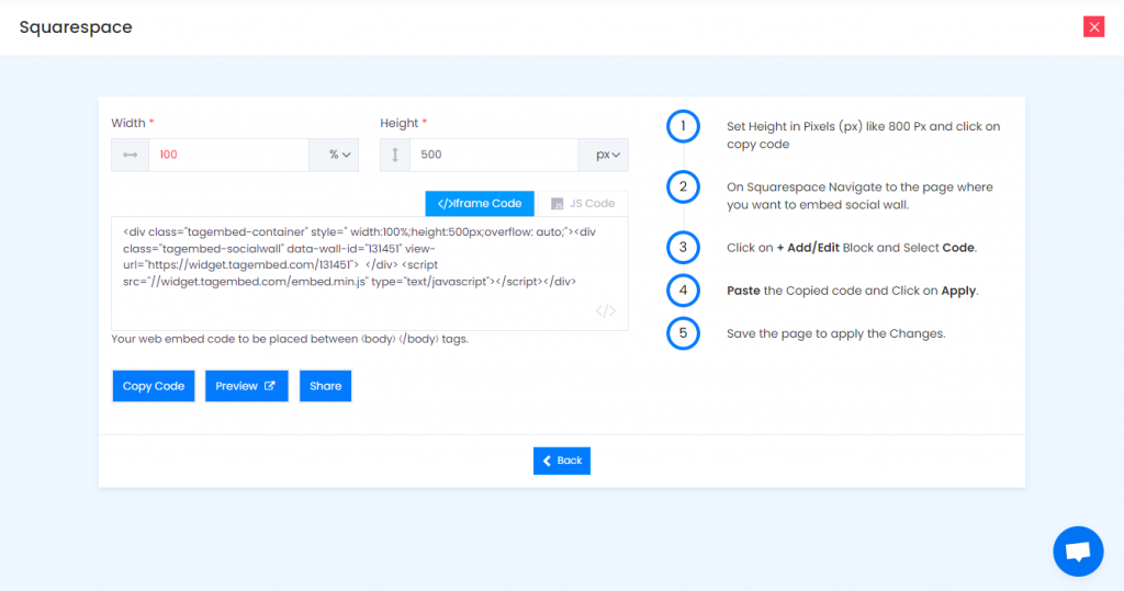 copy embed code