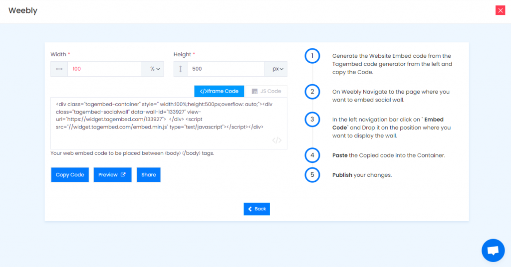 weebly code