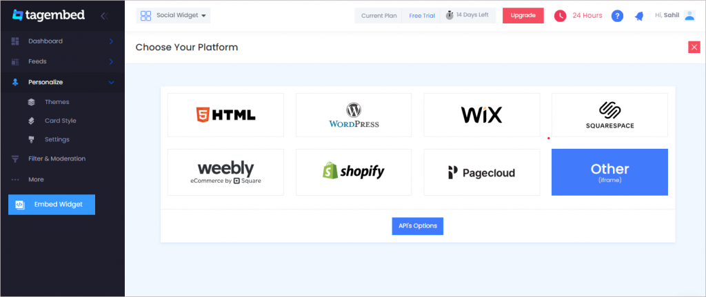 Choose CMS platform