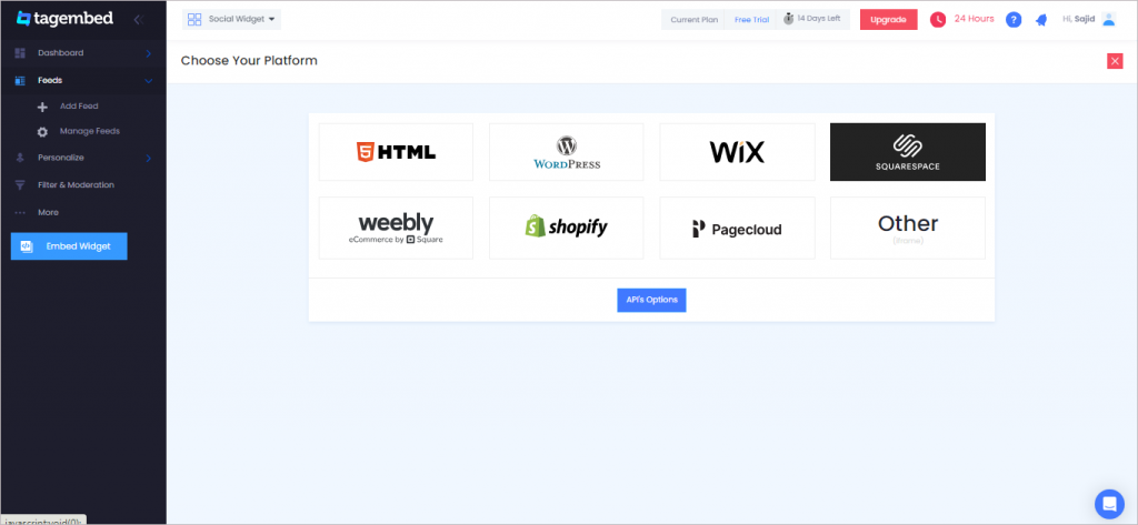 Choose CMS platform