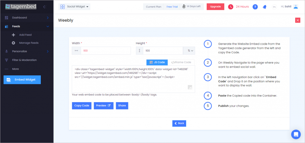 Copy the embed code