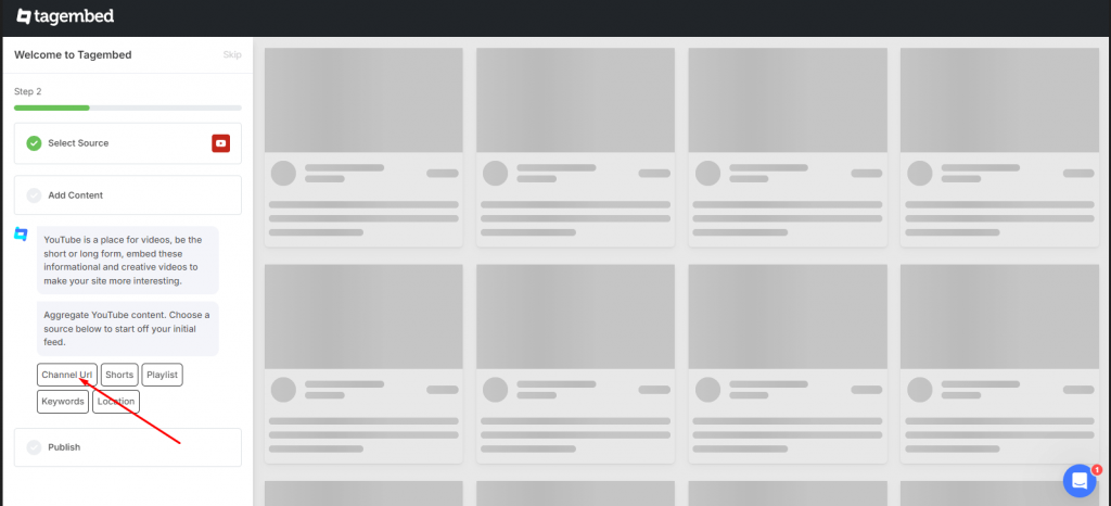 YouTube Feed Widget