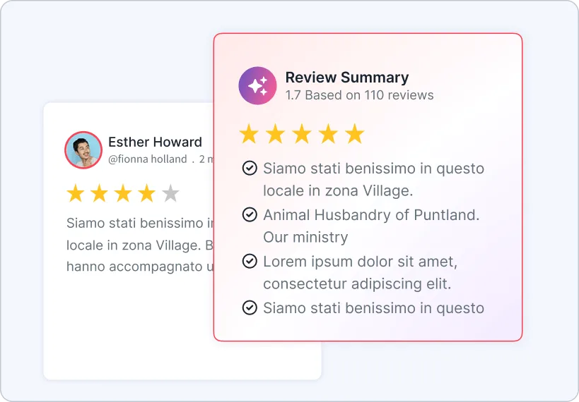 AI Review Summarize