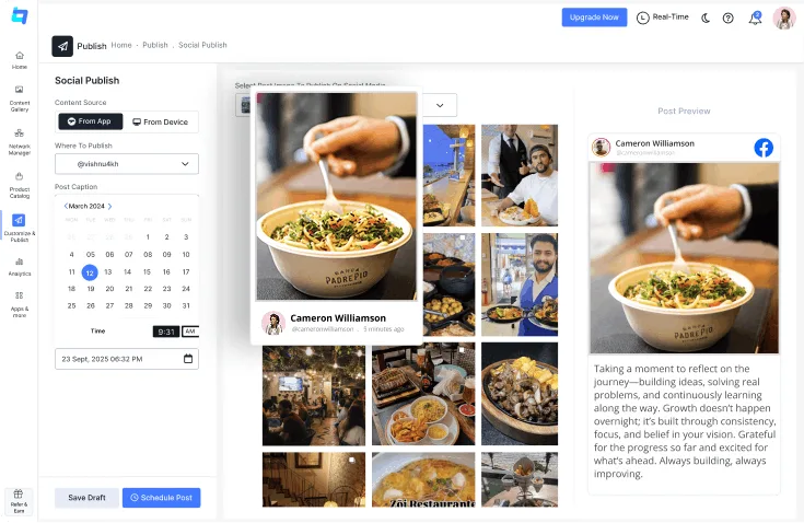 Social Media Post Scheduling