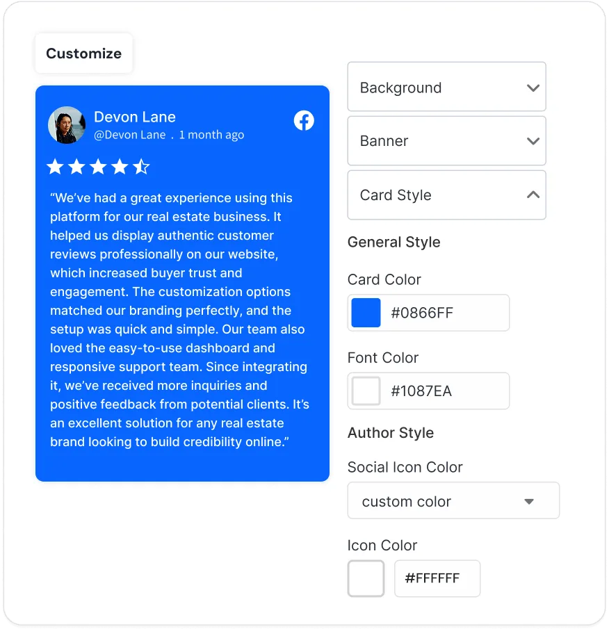 3. Customize