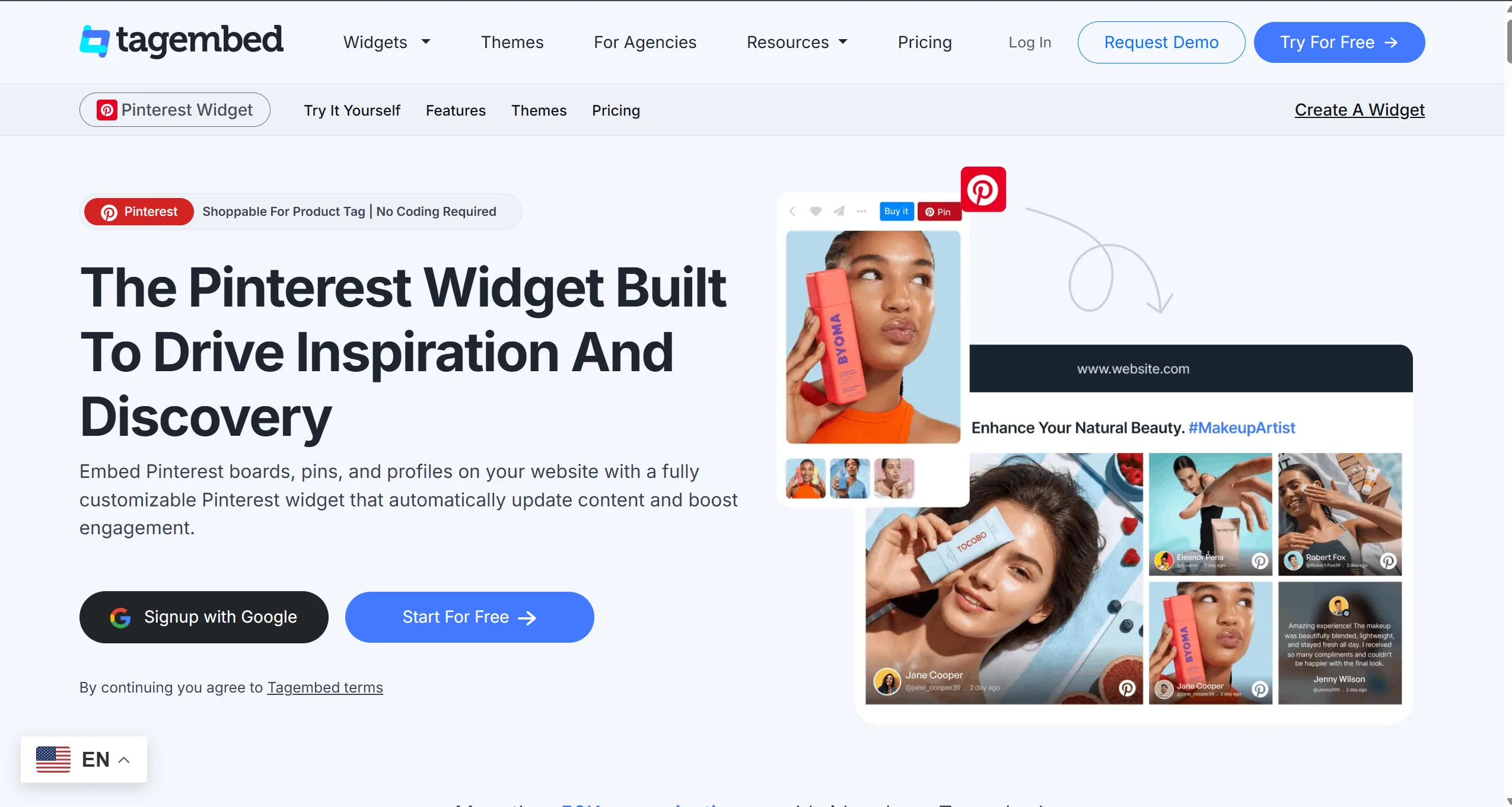 Pin Test Widget Pinterest Widget - Embed Pinterest Pin On Your Website