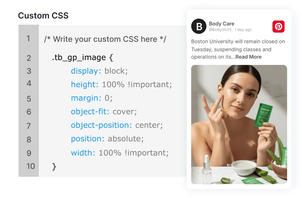 Custom CSS