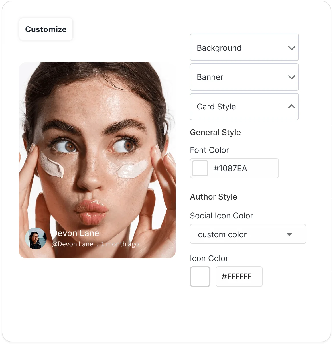 3. Customize
