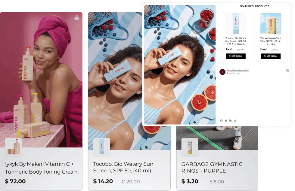 Shoppable Widget