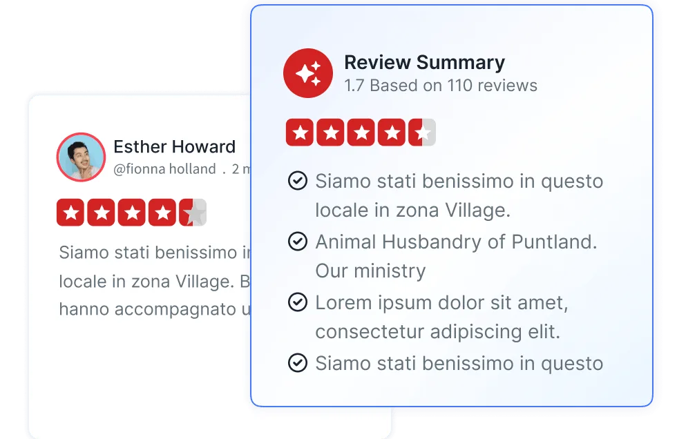AI Review Summarizer 